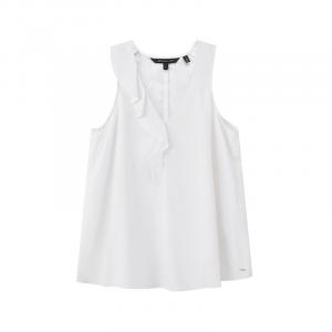 ARMANI EXCHANGE Топ AE FW24 женский лен White