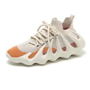 SUPEREDGE Скользоустойчивые износостойкие дышащие женские лоу-топы бежево-оранжевые, цвет Beige Orange