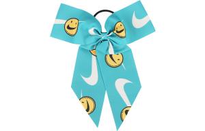 Nike Резинка для волос женская синяя с белой надписью