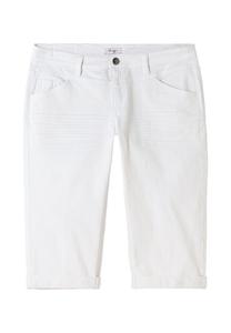 «Узкие» джинсы-капри с эффектами поношенности Sheego, цвет White Denim