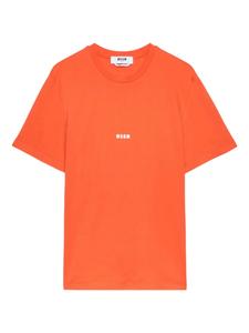 Футболка из хлопка MSGM, оранжевый