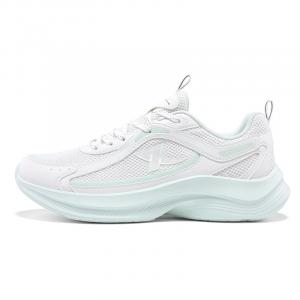 XTEP Дышащие и легкие кроссовки с низким верхом для повседневного бега, женские, белые и зеленые