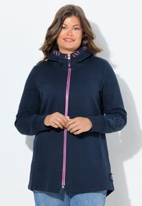 Толстовка LAURASØN CONTRAST ZIPPER , Marine/Dark Blue