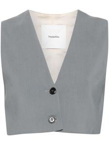 Nanushka жилет Suree, синий