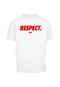 Футболка с принтом FOOTBALL`S COMING HOME RESPECT OVERSIZE TEE Upscale by Mister Tee, белый