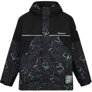 Timberland Мужская ветровка с принтом для походов водонепроницаемая и ветрозащитная, Print