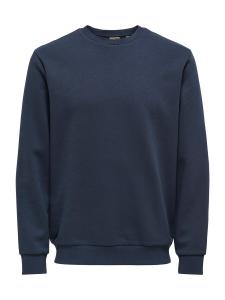 Толстовка обычного кроя Only & Sons ONSCERES, темно-синий