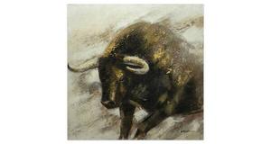 Акриловая картина ручной работы KUNSTLOFT Ein starker Wille цвет braun/weiß