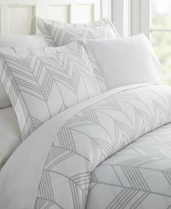 Комплект постельного белья Lucid Dreams с узором, размер King/California King Ienjoy Home, цвет grey chevron