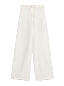 Широкие брюки Bershka, Off white