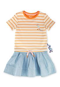 Платье Sigikid Wild Flamingo, цвет creme/orange/blau