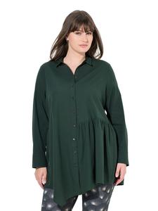 Ulla Popken Длинная туника изумрудно-зеленого цвета