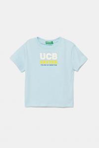 Детская хлопковая футболка United Colors Of Benetton, синий