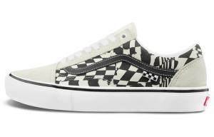 Кроссовки Old Skool Skate Vans 'Checkerwarp - Black White'