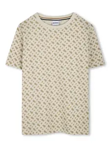 Футболка с логотипом BOSS Kidswear, нейтральный