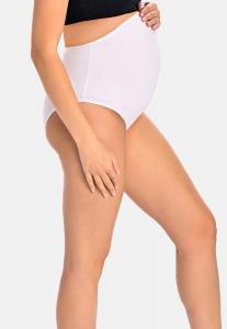 Трусы Teyli Umstands aus Baumwolle mit hoher Taille Iris, белый