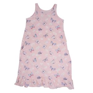 Детское летнее бохо-платье Butterfly Daisy в розовом цвете Sweet Bamboo