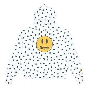 Толстовка mascot deconstructed hoodie 'white black' Drew House, белый
