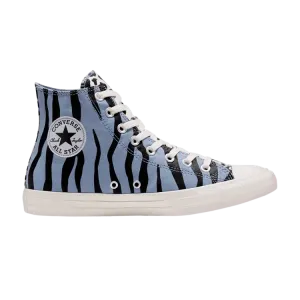 Кроссовки Converse Chuck Taylor All Star High, Twisted Archive Print - Zebra