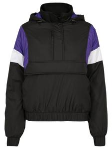 Переходная куртка Urban Classics, цвет black/ultraviolet/white