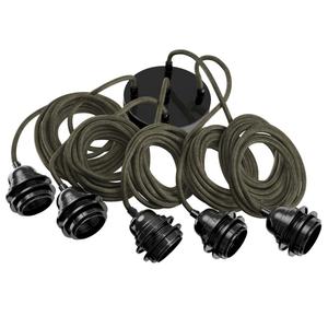 Подвесной светильник HOOPZI зеленый, 350/1/350 см