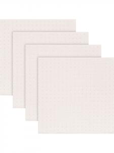 Redbest  Жаккардовые, хлопчатобумажные, тканые салфетки, упаковка из 4 штук, цвет Alcona, кремовый