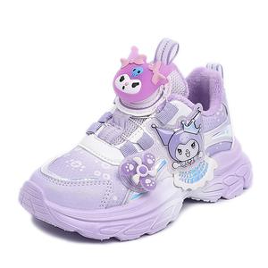 Теплые, нескользящие, дышащие, детские кроссовки для повседневной носки TONYBEAR, фиолетовый