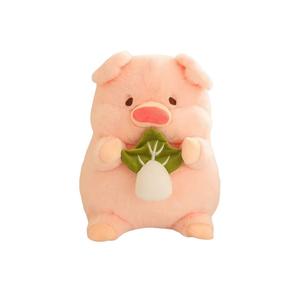 Милые плюшевые куклы поросенок в капусте-бургере высота 20см/30см OUYIN