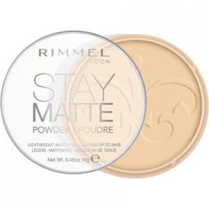 Прессованная пудра Stay Matte, прозрачная, 14 г, Rimmel
