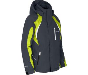 BERGSON Детская горнолыжная куртка, идеально подходящая для юных любителей зимних видов спорта. Серый.