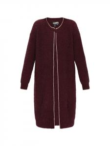 DreiMaster Женский кардиган бордового цвета