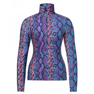 Куртка-полупильник Goldbergh Fiesta с застежкой-молнией до середины груди (женская), Snake Turchese