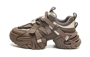 Кроссовки женские толстые низкие Woos Bobo, черный