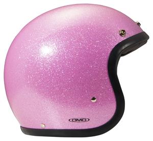 Открытый шлем Retro Glitten Pink DMD, розовый
