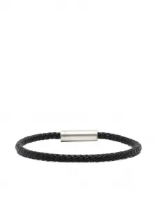 Браслет 7g Leather Cable Le Gramme, черный