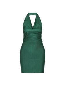 Faina Женское платье темно-зеленого цвета