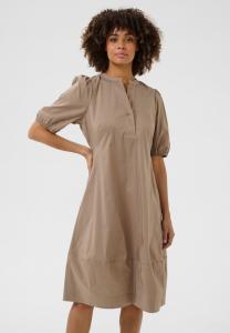 Платье-рубашка CUANTOINETT Culture, светло-коричневый