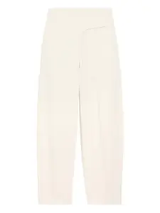 Джинсы свободного кроя Ami Paris, бежевый