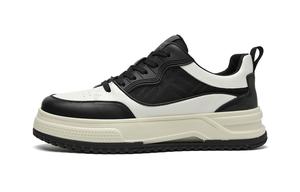 Износостойкие мужские низкие скейтерские кроссовки HLA, бело-коричневые