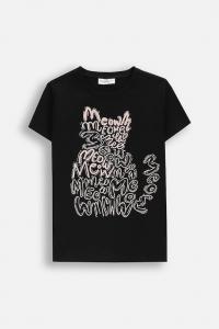 Детская футболка Coccodrillo, черный
