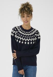 Джемпер Love Copenhagen Jumper, Navy W/White Jaquard/Dark Blue