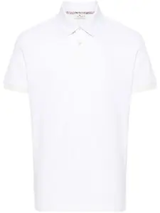 Рубашка поло с вышивкой Pegaso ETRO, белый