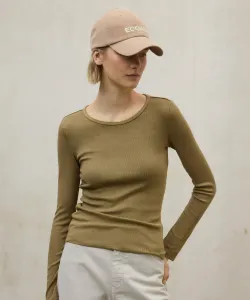 Футболка с длинным рукавом в рубчик SINES / Футболка с длинным рукавом SINES