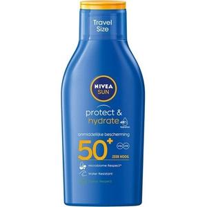 Солнцезащитное молочко Nivea Sun Protect & Hydrate Travel, размер Spf50+, 100 мл