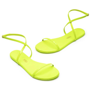 Сандалии TKEES MJ Patent, цвет Neon Yellow