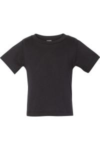 Трикотажная футболка для младенцев BELLA + CANVAS, черный