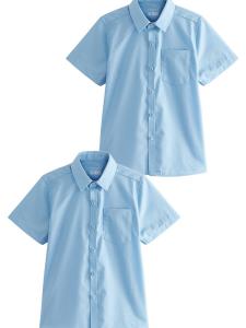 Рубашка на пуговицах Next Regular fit Button Up Shirt, синий