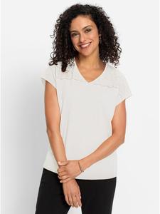 Рубашка с короткими рукавами цвета экрю WITT WEIDEN