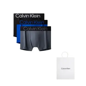 Мужские трусы 3 штуки Calvin Klein, черный/синий/серый
