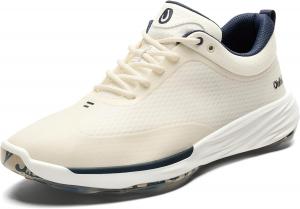 Мужские гольф-кроссовки OLUKAI Makena WP, высокие показатели производительности и тестирование профессиональными игроками тура, отличная амортизация и поддержка, комфорт на целый день, белый